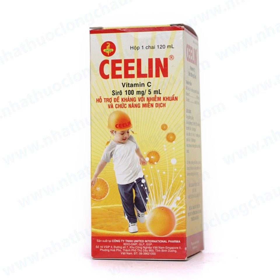 Siro Ceelin C phòng và hỗ trợ điều trị thiếu Vitamin C 1