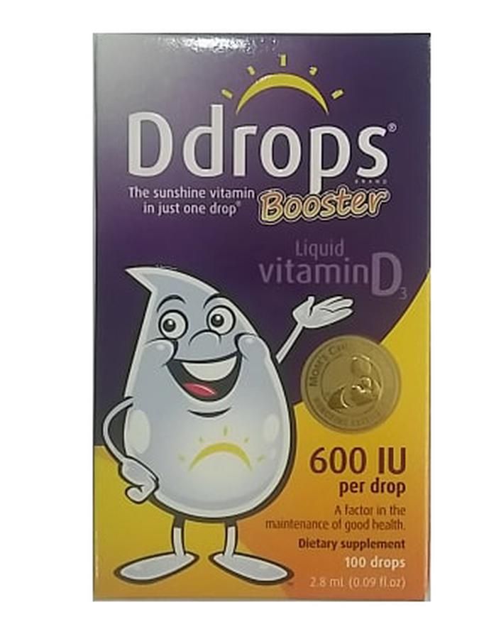 Vitamin D3 Ddrops Booster 600 IU cho xương chắc khỏe 1
