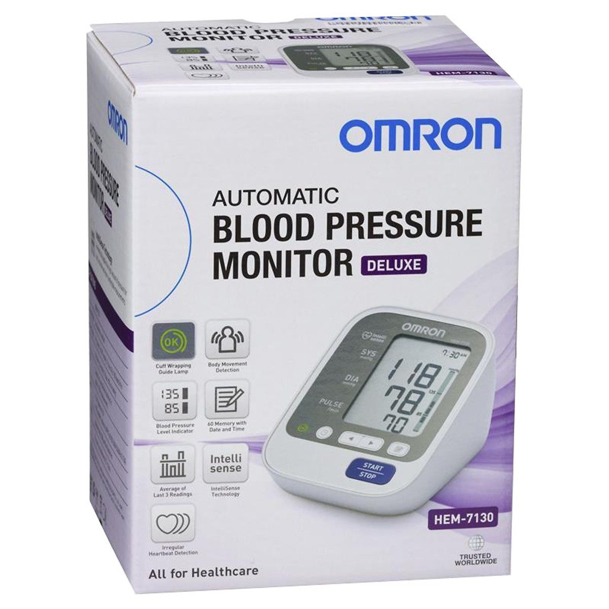 Máy đo huyết áp bắp tay Omron Hem 7130 công nghệ Intellisense tự động 2