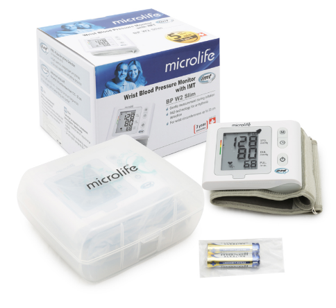 Máy đo huyết áp cổ tay Microlife W2 Slim Chính Hãng 1