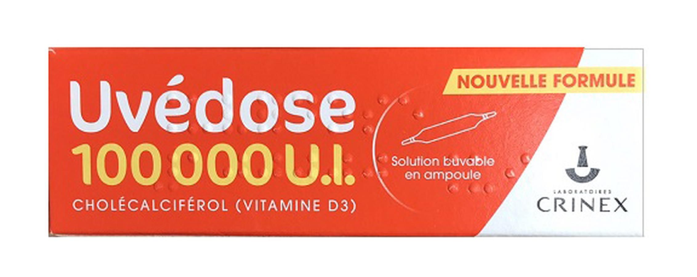 Vitamin D3 Uvedose liều cao 100000 UI-1 liều cho 3 tháng 1