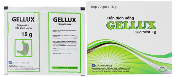 Thuốc Suspension Gellux Sucralffate 1 gói 15g