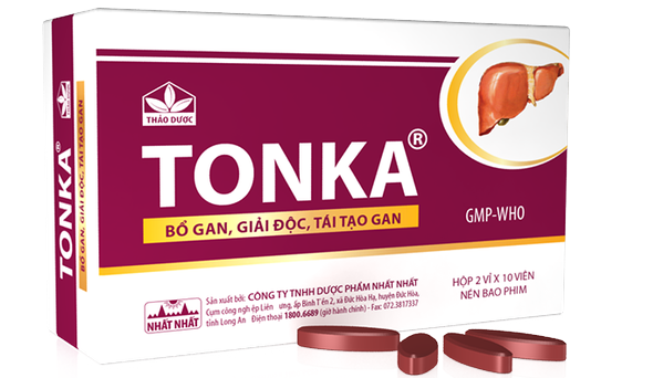 Viên uống Tonka hỗ trợ chức năng gan, giải độc gan, bổ gan