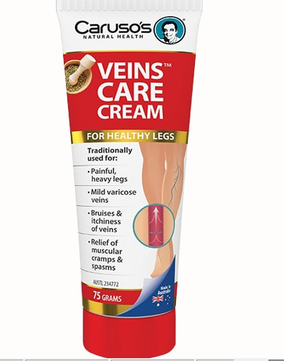 Kem bôi chăm sóc tĩnh mạch Carusos Veins Care Cream của Úc