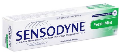 Kem đánh răng Sensodyne fresh mint giảm ê buốt tuýp 100g