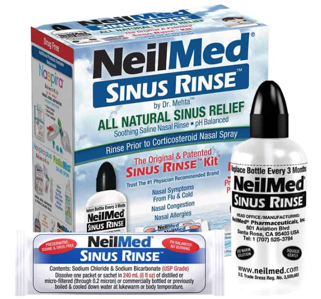 Bình rửa mũi người lớn NeilMed Sinus Rinse của Mỹ