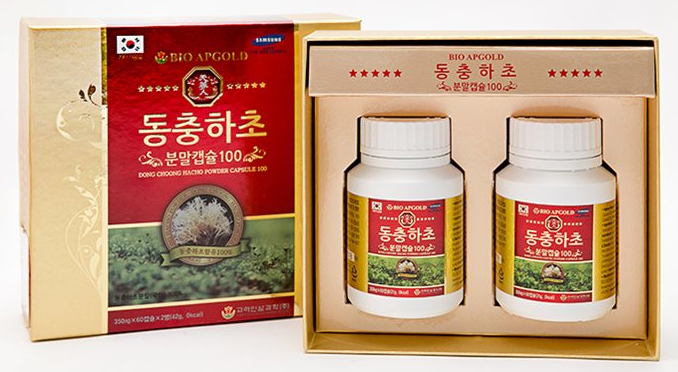 Viên đông trùng hạ thảo Bio Apgold Hàn Quốc