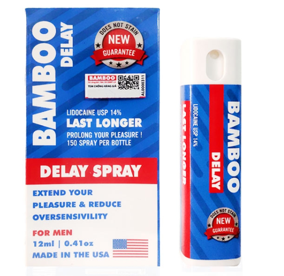Xịt kéo dài thời gian quan hệ BamBoo Delay Spray USA
