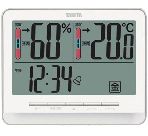 Nhiệt ẩm kế Tanita TT538 đo chính xác, màn hình LCD rõ nét