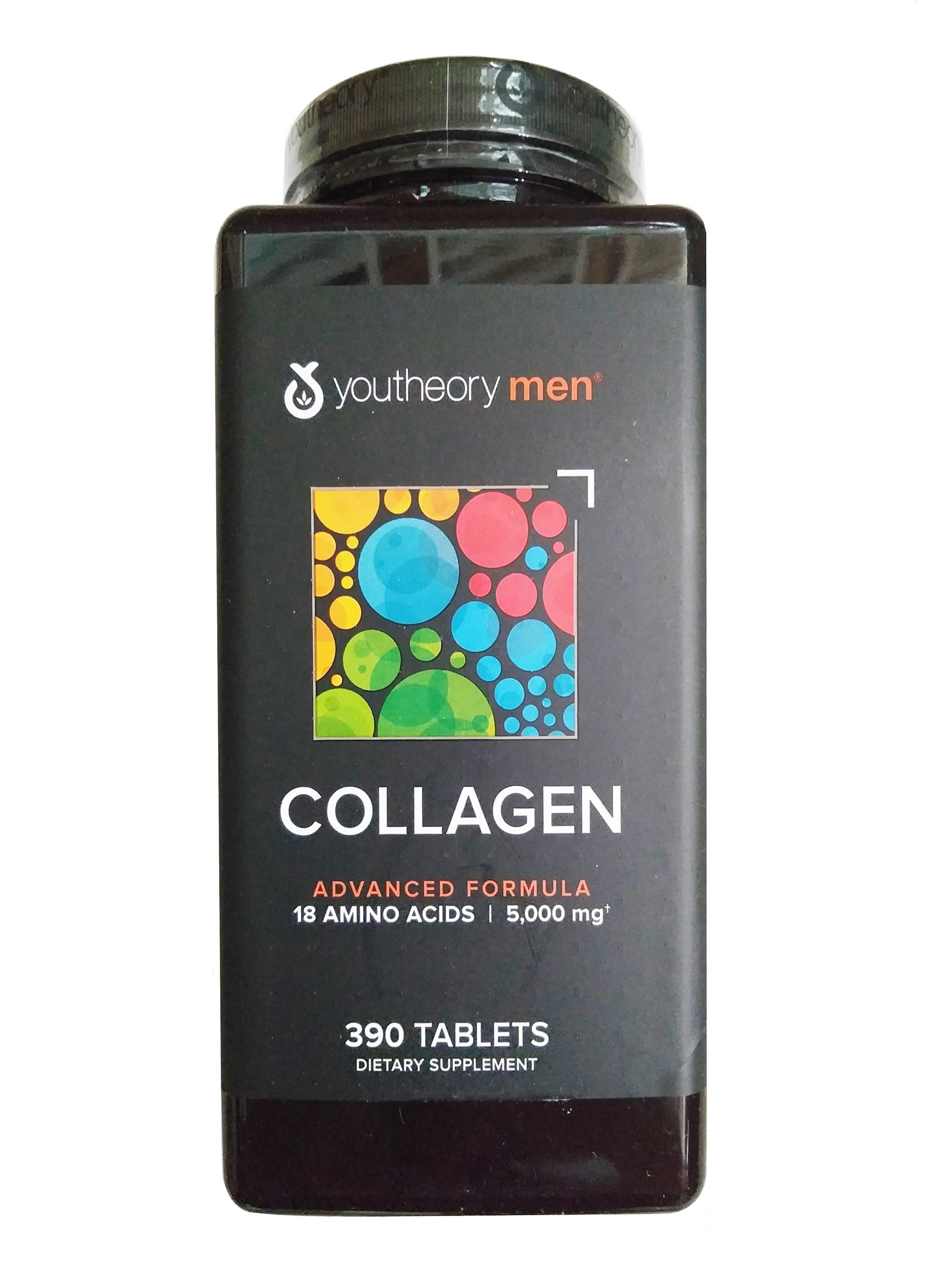 Viên uống Collagen cho nam Youtheory Men's Type 1, 2 & 3 390 viên 