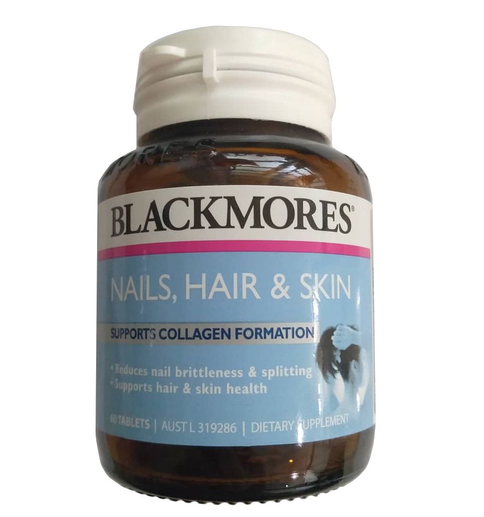 Viên uống Blackmores Nails Hair Skin chính hãng mẫu cũ