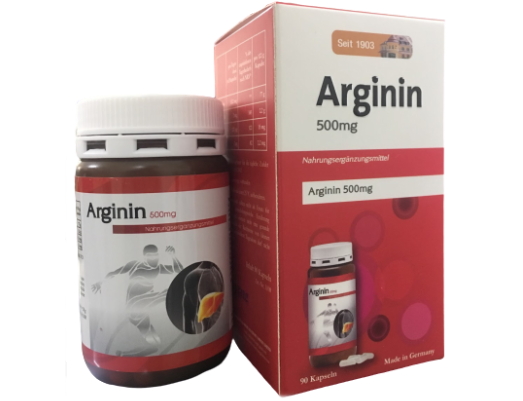 Arginin 500mg giải độc gan, hạ men gan, bảo vệ gan tối ưu