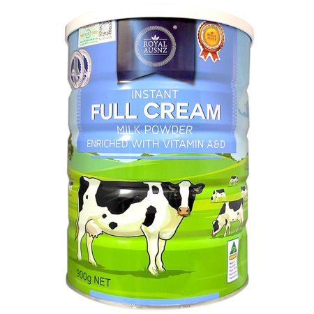 Sữa bột nguyên kem bổ sung vitamin A&D Royal Ausnz cho mọi đối tượng