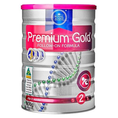 Sữa Hoàng Gia Úc Premium Gold 2 cho bé từ 6 đến 12 tháng tuổi