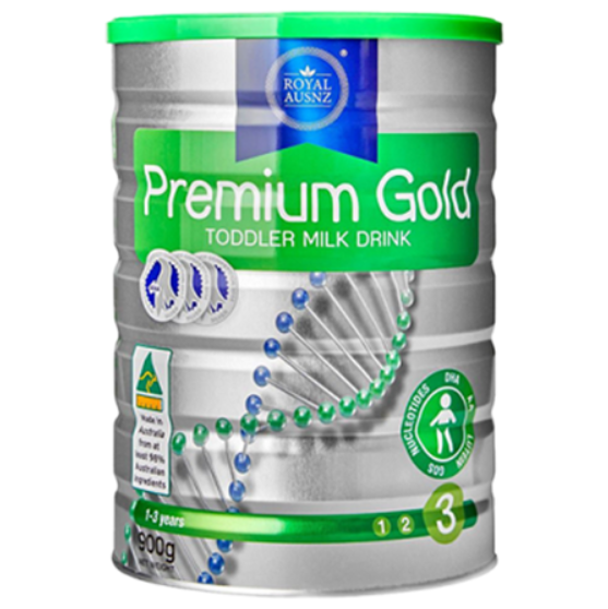 Sữa Hoàng Gia Úc Premium Gold số 3 cho bé từ 1 đến 3 tuổi