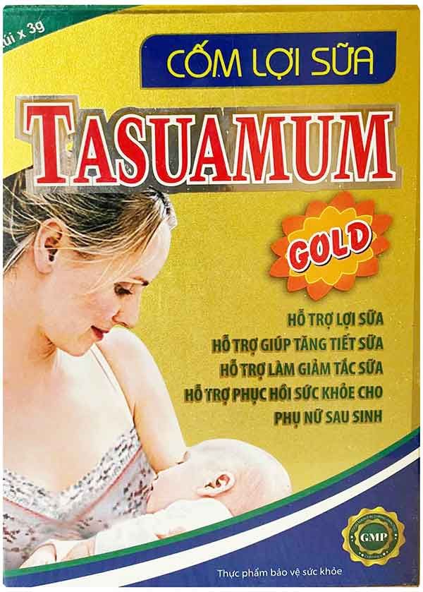 Cốm lợi sữa Tasuamum cho phụ nữ đang cho con bú
