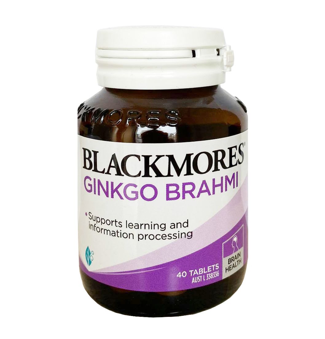 Hoạt huyết dưỡng não Blackmores Ginkgo Brahmi mẫu mới