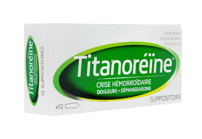 Titanoreine dạng viên đặt hộp 12 viên của Pháp