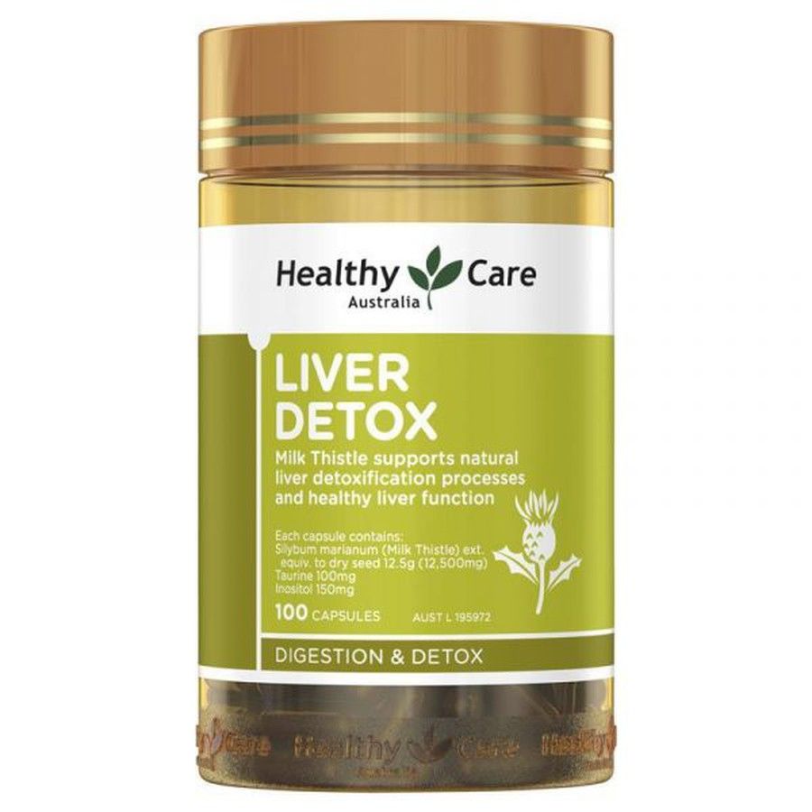 Liver Detox Healthy Care 100 viên của Úc chính hãng