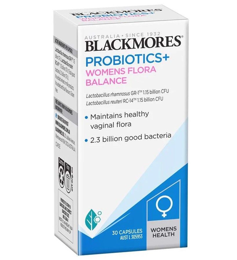 Men vi sinh hỗ trợ ngừa viêm âm đạo Blackmores Probiotics+ Womens Flora Balance