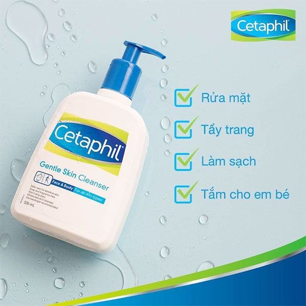 Công dụng Sữa rửa mặt Cetaphil cho da nhờn