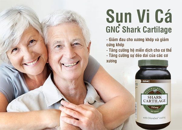Công dụng của Sụn vi cá mập GNC Shark Cartilage 750mg