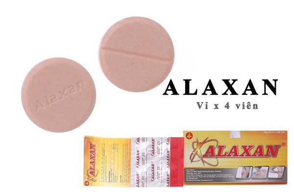 Thành phần Thuốc Alaxan - Thuốc giảm đau, kháng viêm 1 vỉ x 4 viên