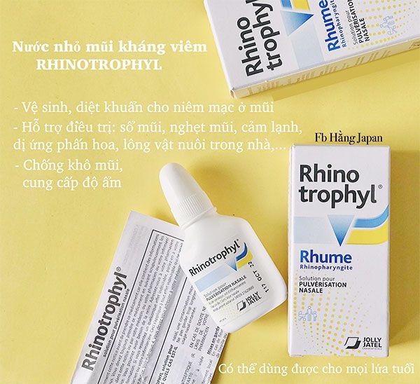 Công dụng của nước nhỏ mũi  Rhinotrophyl