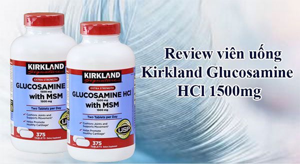 Review đánh giá như thế nào về Glucosamine HCL 1500mg?