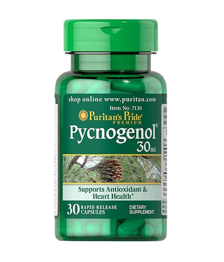 Viên uống hỗ trợ chống oxy hóa Puritan's Pride Pycnogenol 30 mg, 30 viên