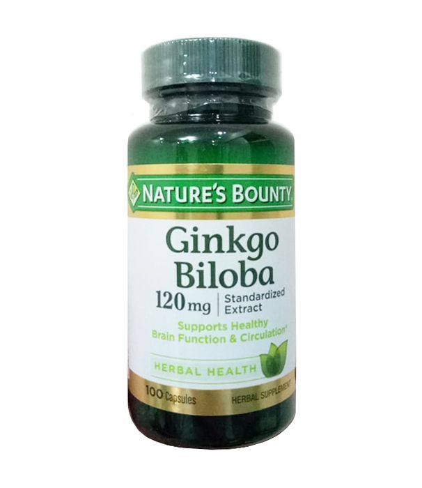 Viên uống Nature's Bounty Ginkgo Biloba 120mg (nắp vặn)