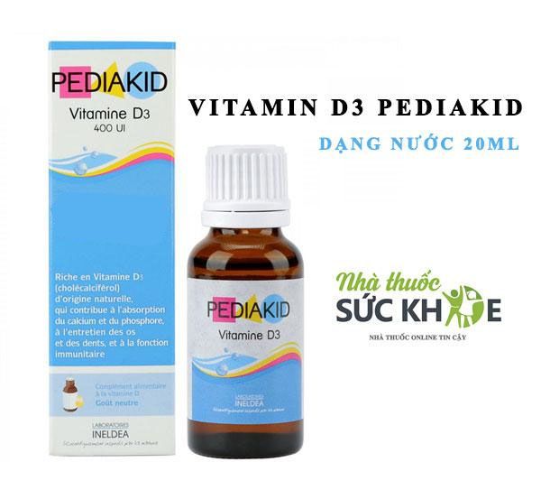 Pediakid Vitamin D3 - Bổ sung canxi cho hệ xương khớp của bé