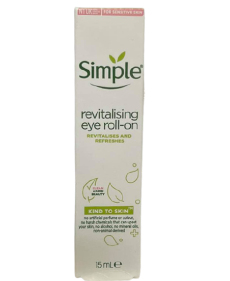 Dưỡng mắt Simple Kind To Skin Revitalising Eye Roll-On 15ml của Anh