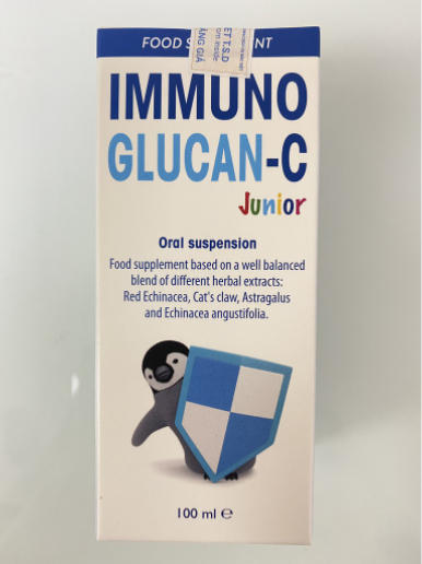 Siro hỗ trợ miễn dịch cho bé Immuno Glucan-C 100ml của Ý