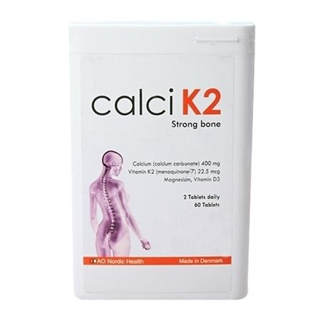 Viên uống Calci K2 Strong Bone Đan Mạch ngừa loãng xương