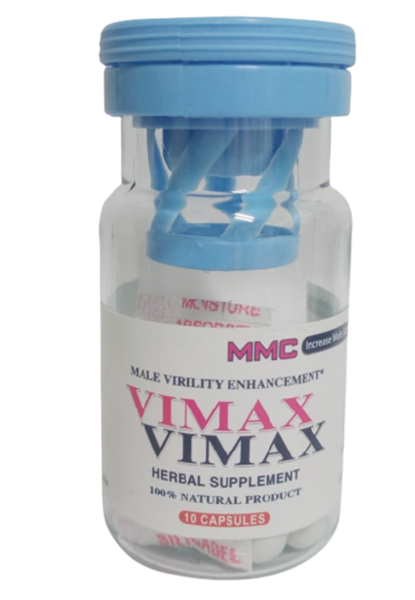Vimax Pills hỗ trợ tăng kích thước dương vật, tăng cường sinh lý nam giới (10 viên)