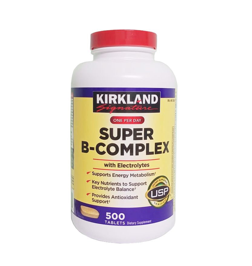 Vitamin B tổng hợp Super B-Complex Kirkland 500 viên 