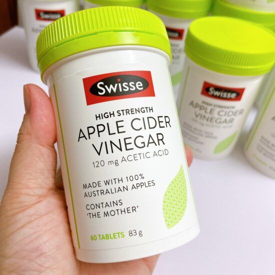 Viên uống giấm táo hỗ trợ giảm cân Swisse Apple Cider Vinegar 120mg