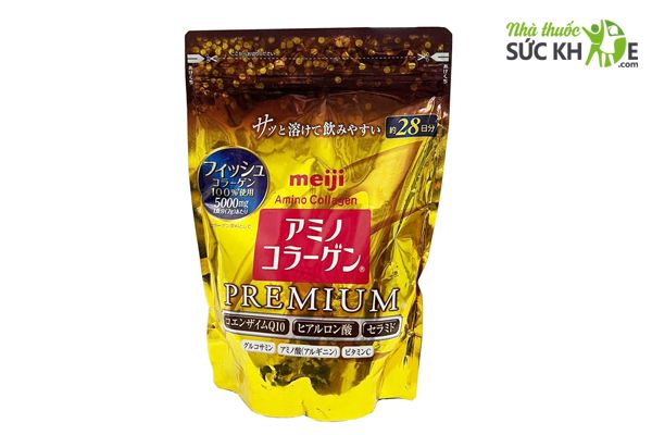 Bột Collagen Meiji Premium 5000mg cho phụ nữ ngoài 40 1