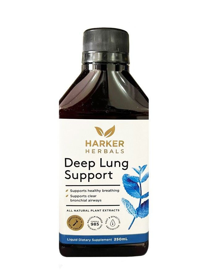 Dung dịch Harker Herbals Deep Lung Support 250ml hỗ trợ hô hấp