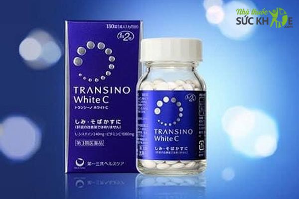Transino White C Clear 120 viên bổ sung vitamin B3 giúp hỗ trợ làm đẹp da mẫu cũ
