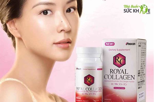 Royal Collagen giúp làm mềm da, giúp da căng mịn, săn chắc, ngừa lão hóa