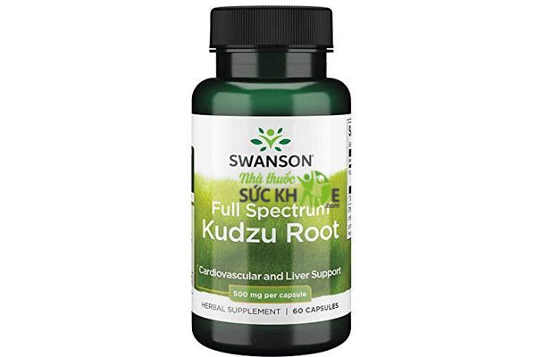 Viên hỗ trợ cai rượu Kudzu Root Swanson của Mỹ mẫu mới