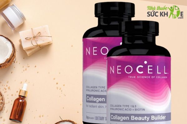 Viên uống Neocell Collagen Beauty Builder 150 viên của Mỹ chính hãng (nắp đen) mẫu cũ