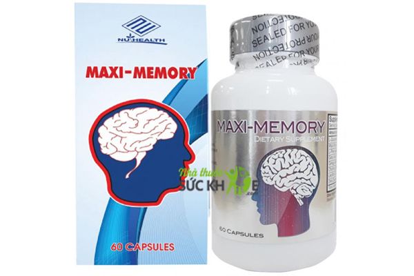 Viên bổ não Maxi-Memory hỗ trợ tăng cường trí nhớ
