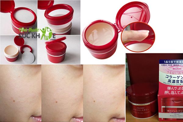 Kem dưỡng da Shiseido Aqualabel đỏ được dùng cả ban đêm và ban ngày
