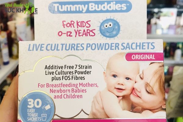 Men vi sinh Tummy Buddies hỗ trợ tiêu hóa cho bé của Anh