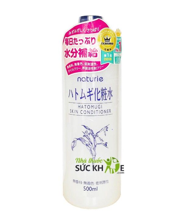 Nước Hoa Hồng Naturie Hatomugi Skin Conditioner mẫu mới 