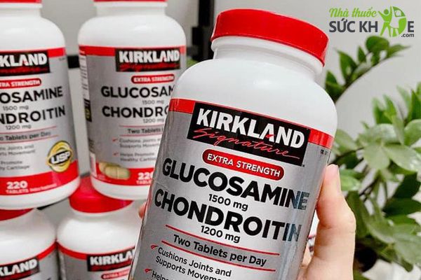 Glucosamine 1500mg Kirkland của Mỹ 220 Viên (nắp vặn)
