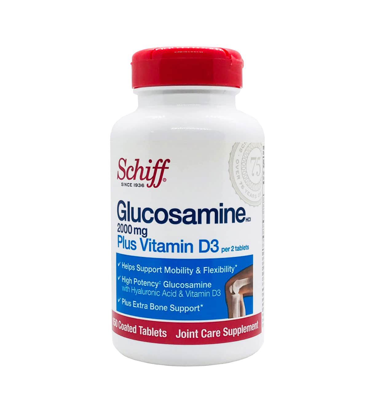 Viên bổ xương khớp Schiff Glucosamine 2000mg Plus vitamin D3